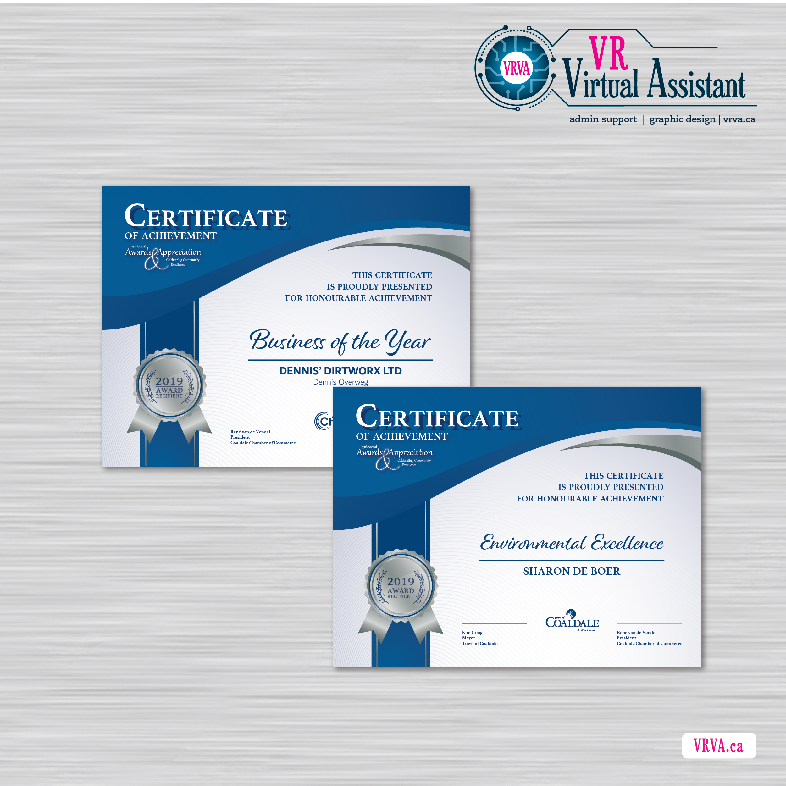 A&A Certificates