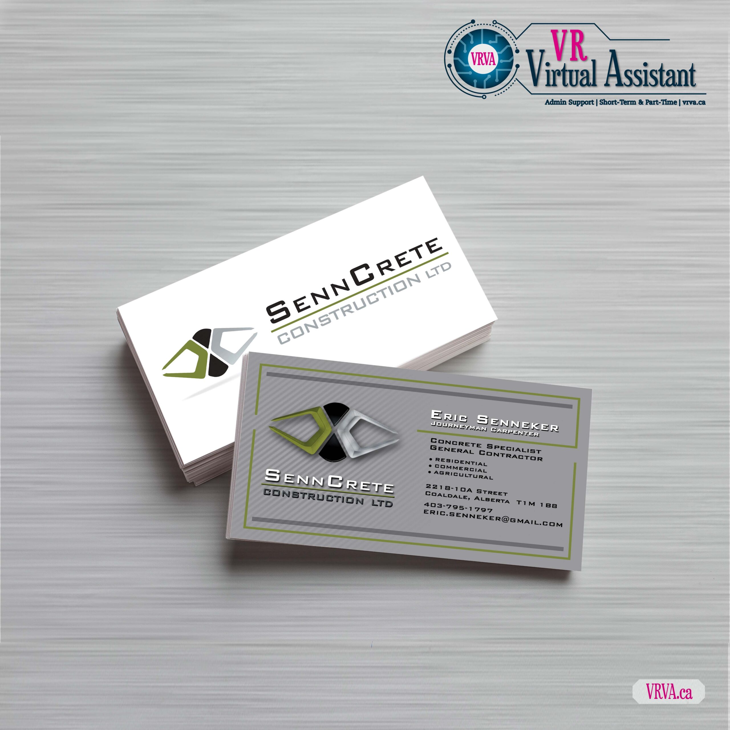 SennCrete Business Cards